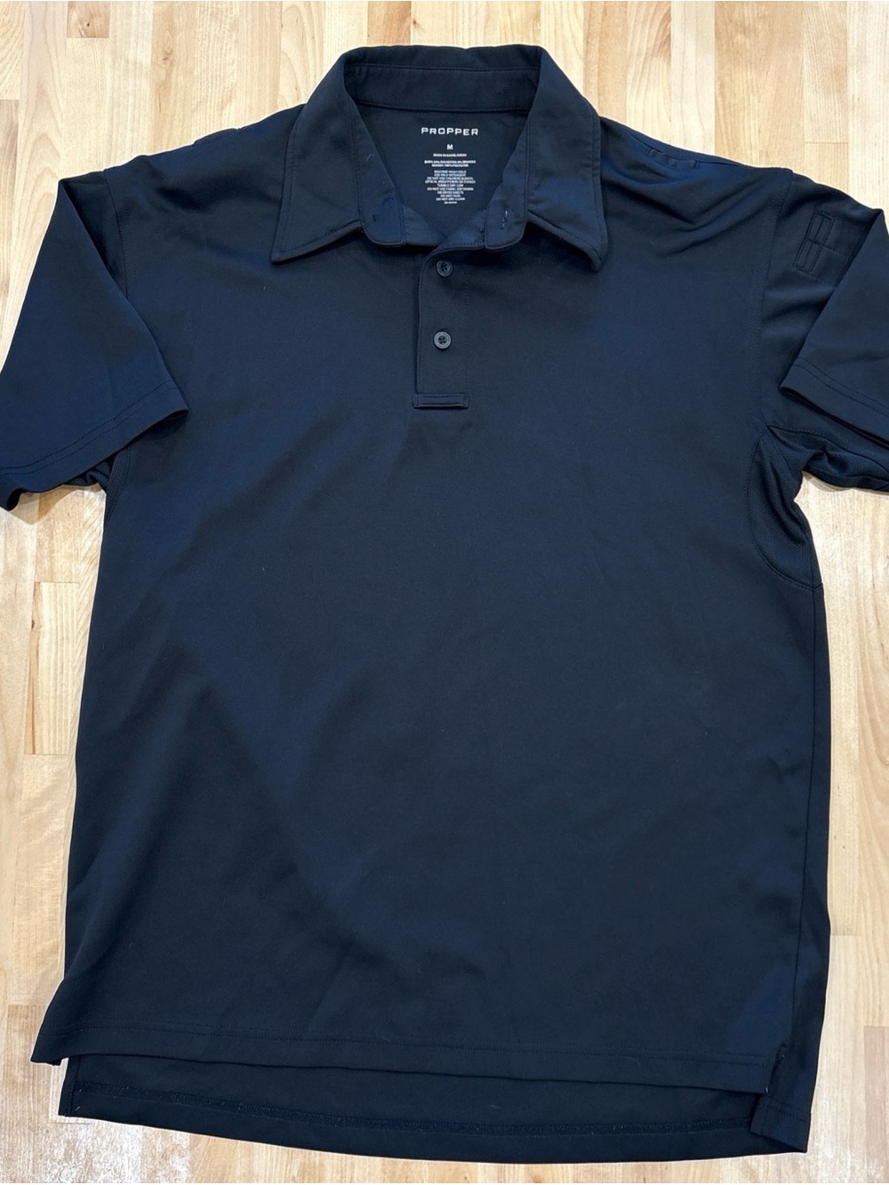 Propper Men’s Black Performance Polo Shirt Short Sleeve Tactical Uniform size M